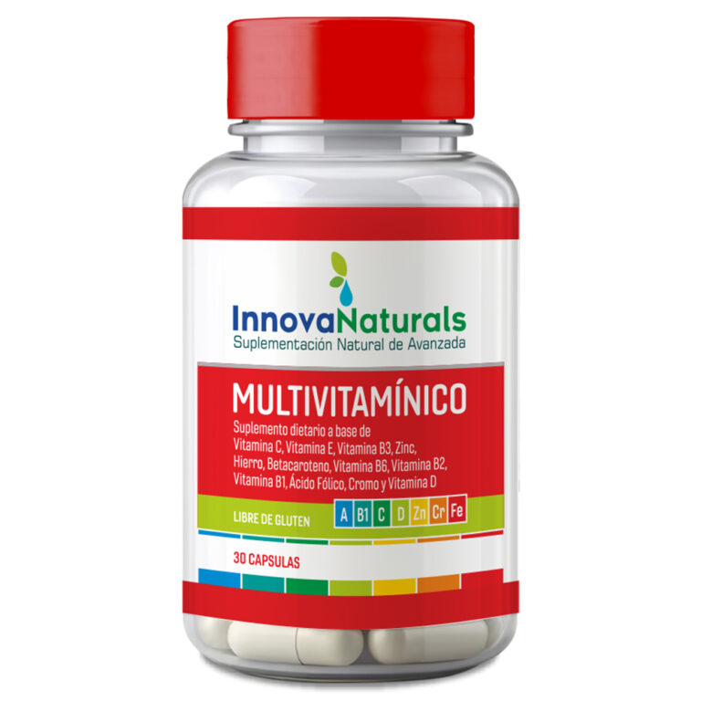 Multivitamínico Completo Innovanaturals 30 cápsulas sin gluten