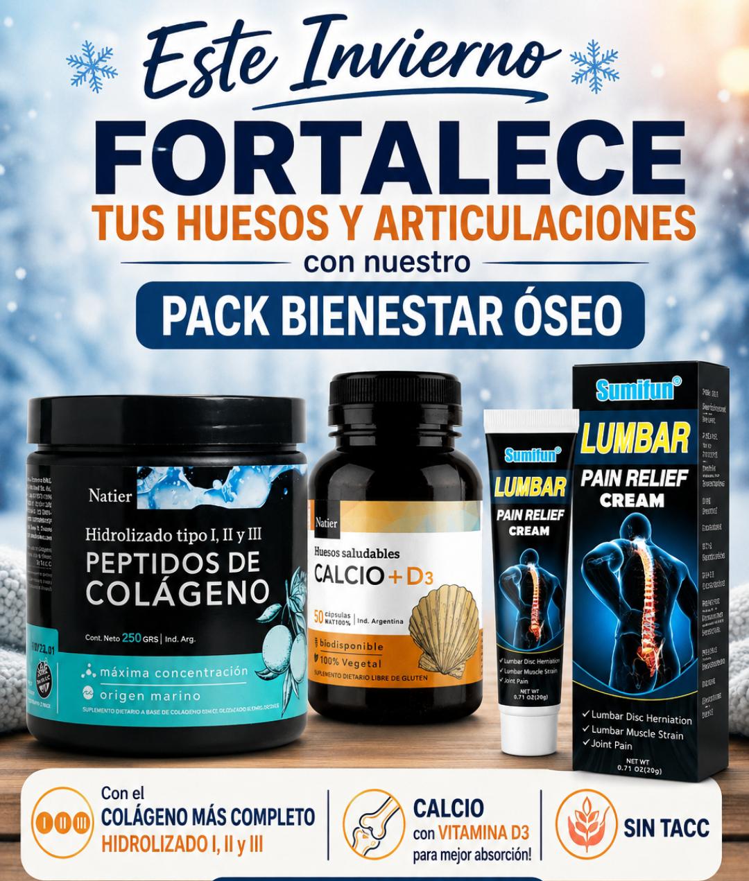 Pack fortalece tus huesos y articulaciones