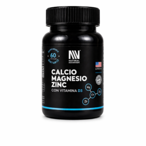 Calcio Magnesio Zinc Vitamina D3 Natural Nutrition 60 cápsulas