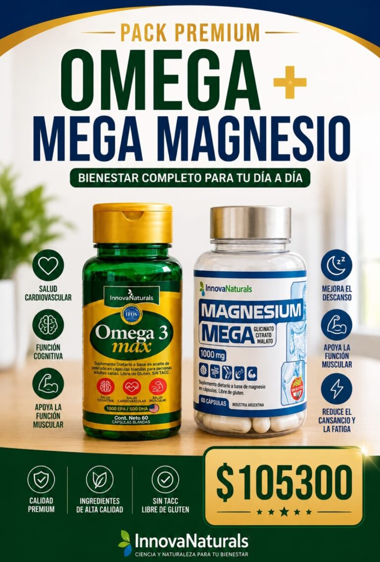 Pack Premium Omega 3 Max + Magnesio Mega Innovanaturals